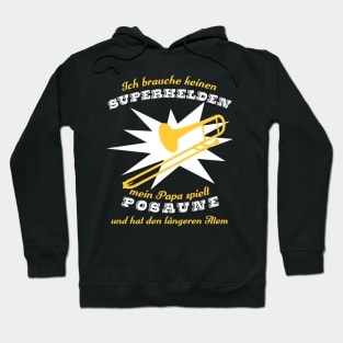 Superheldposaunenpapa Hoodie